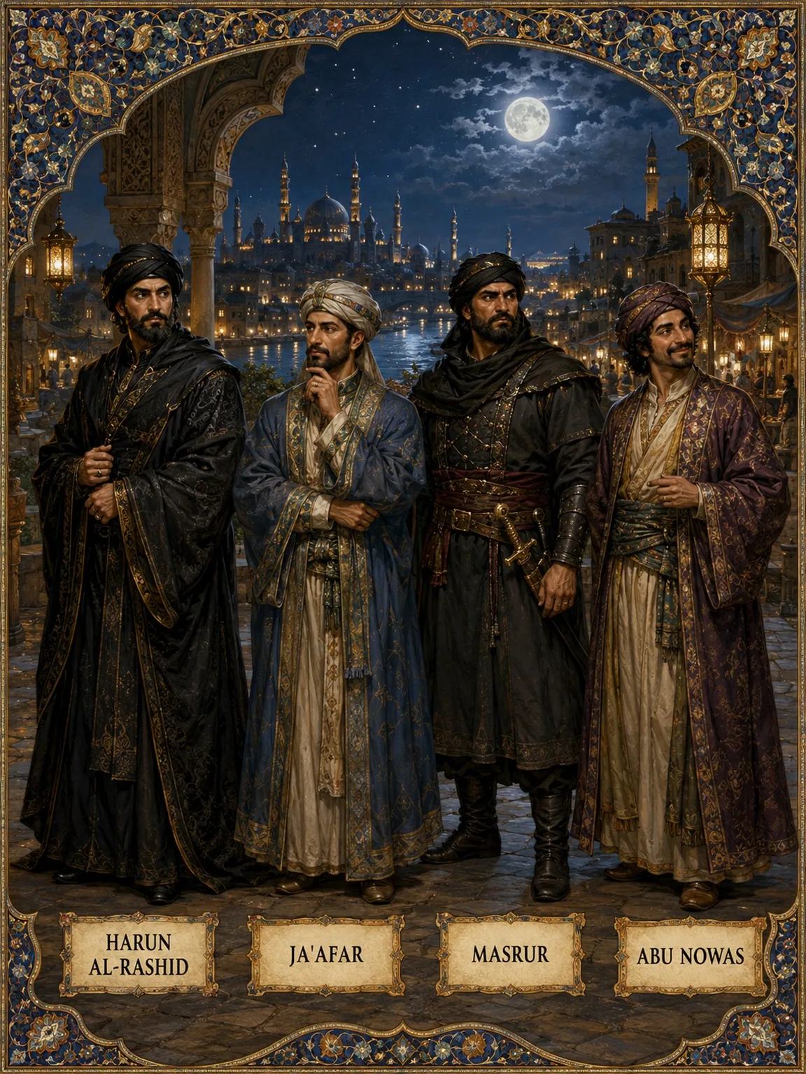 Cast Sheet 01 — Harun and the Night Companions