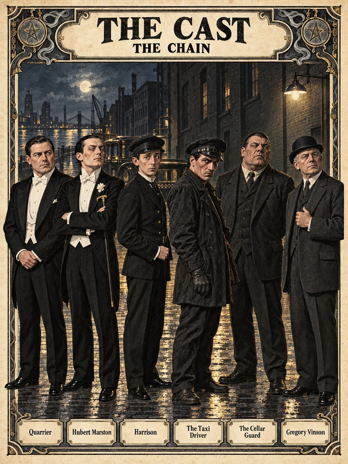 The Chain Cast in the Private Office