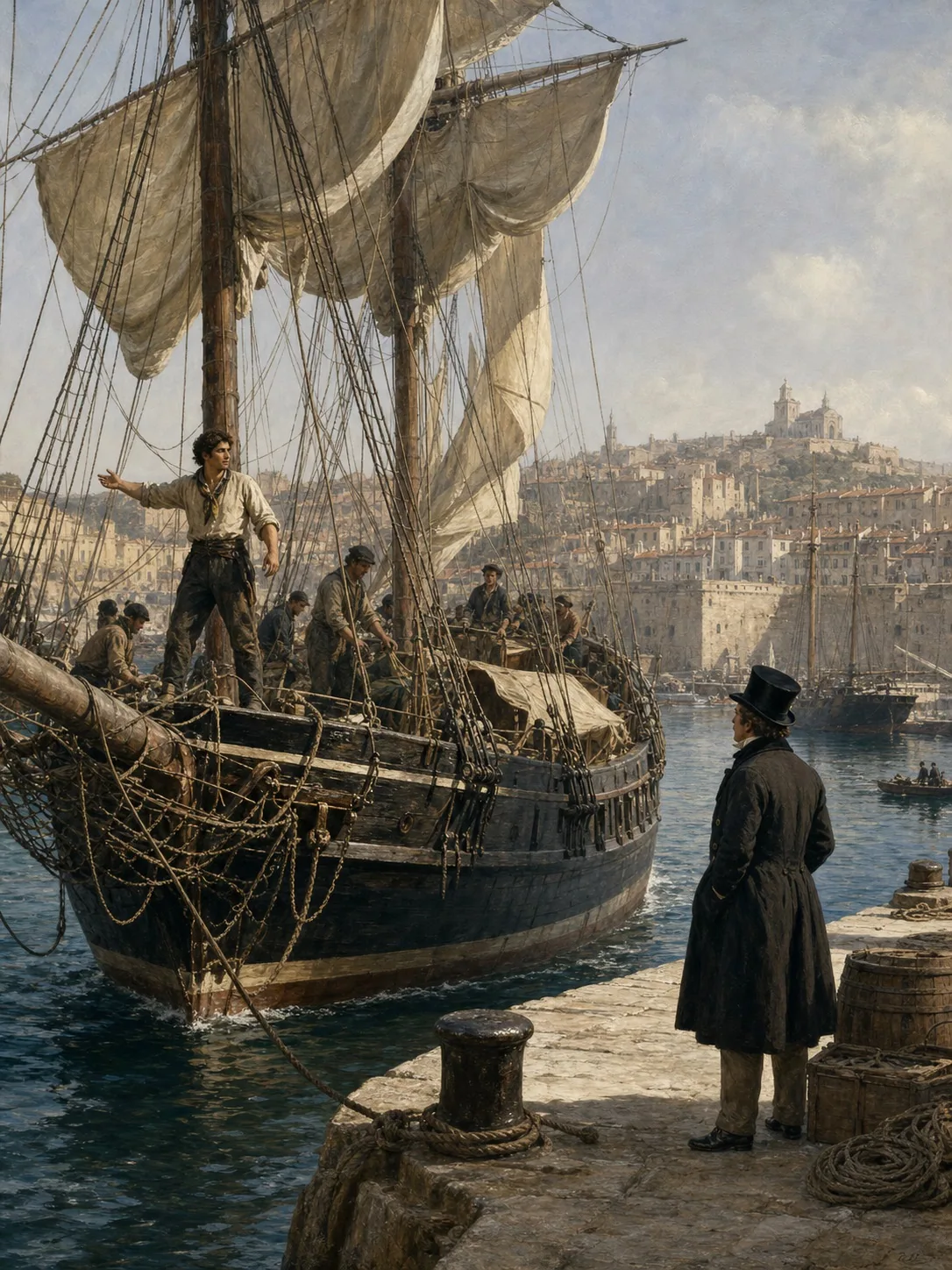 The Pharaon Returns to Marseilles