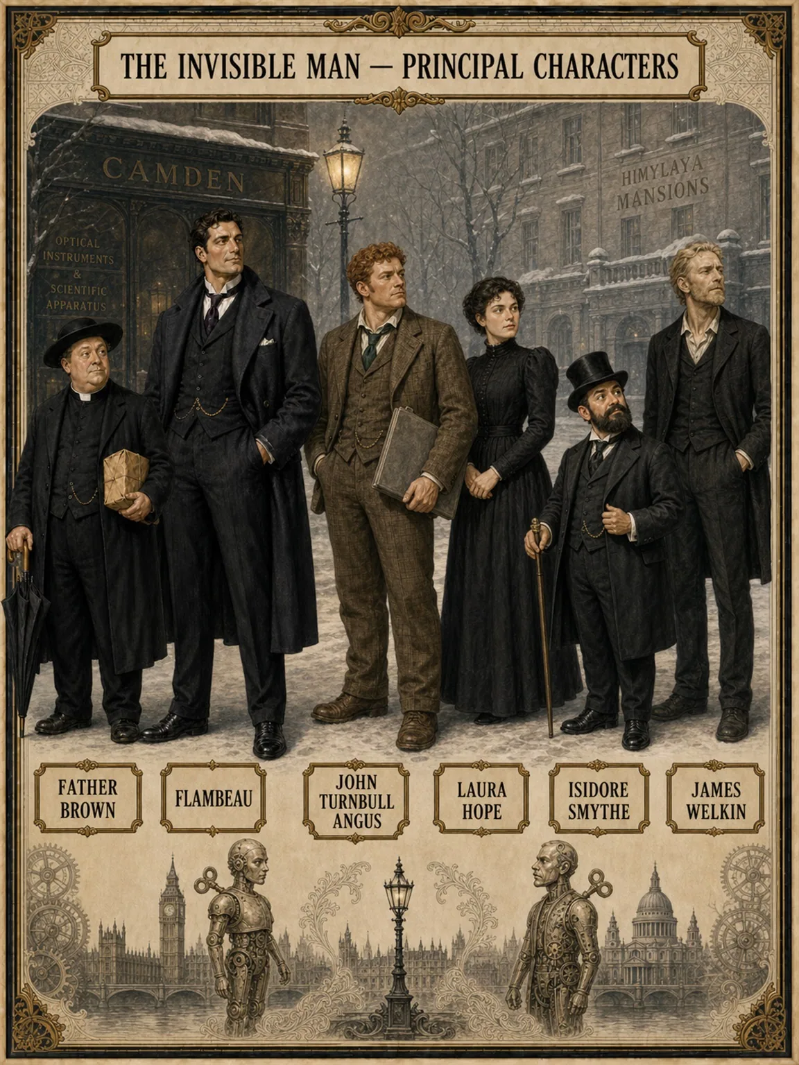 The Invisible Man — Principal Characters