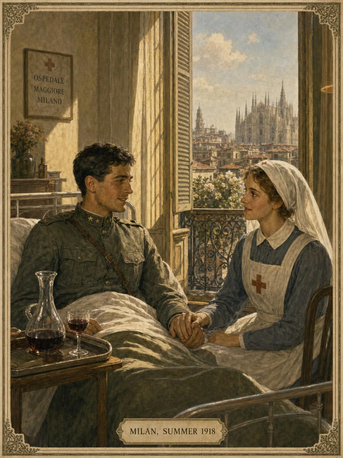 The Hospital in Milan — the summer of the lovers.
