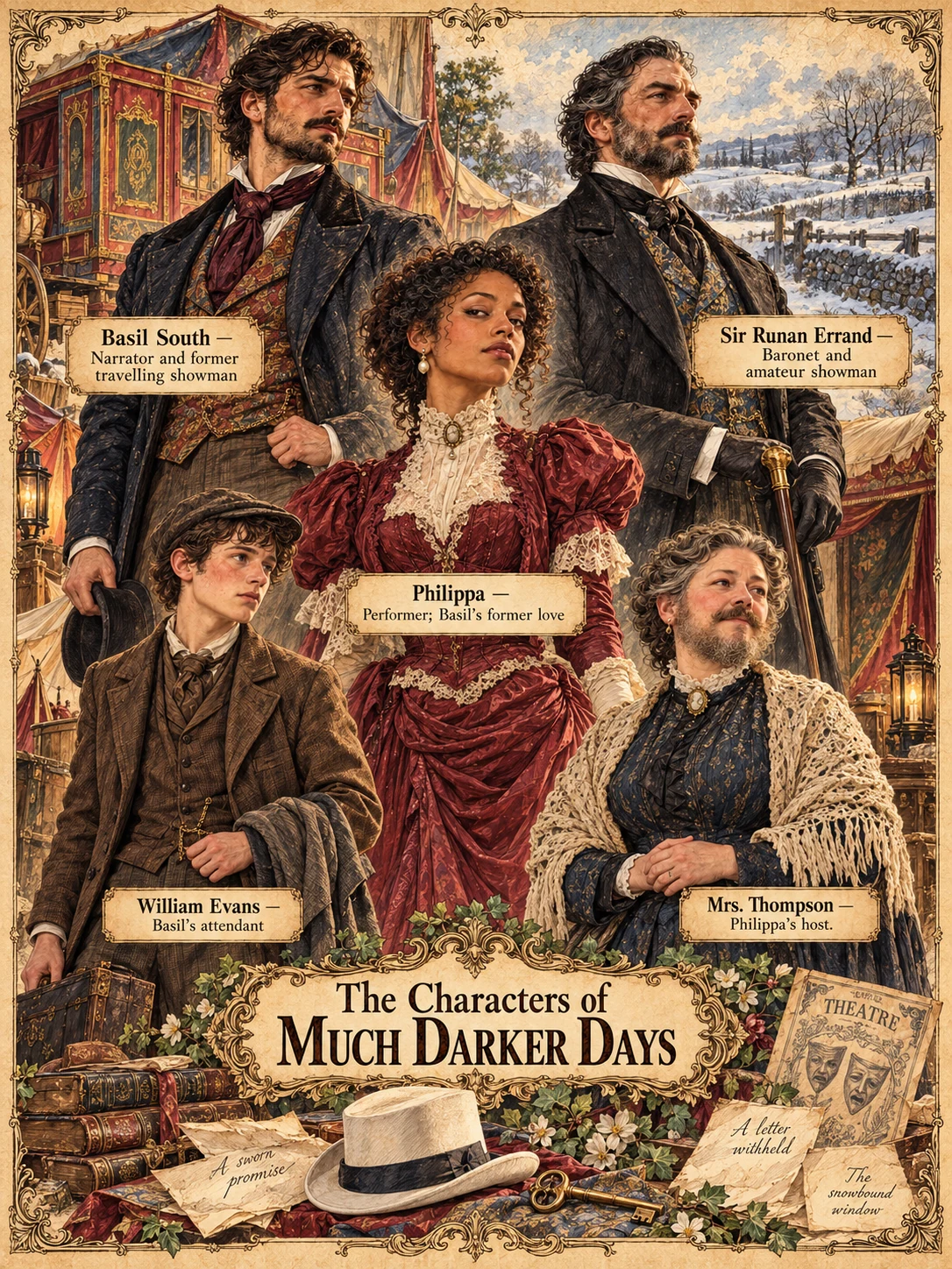 The Characters of Much Darker Days
