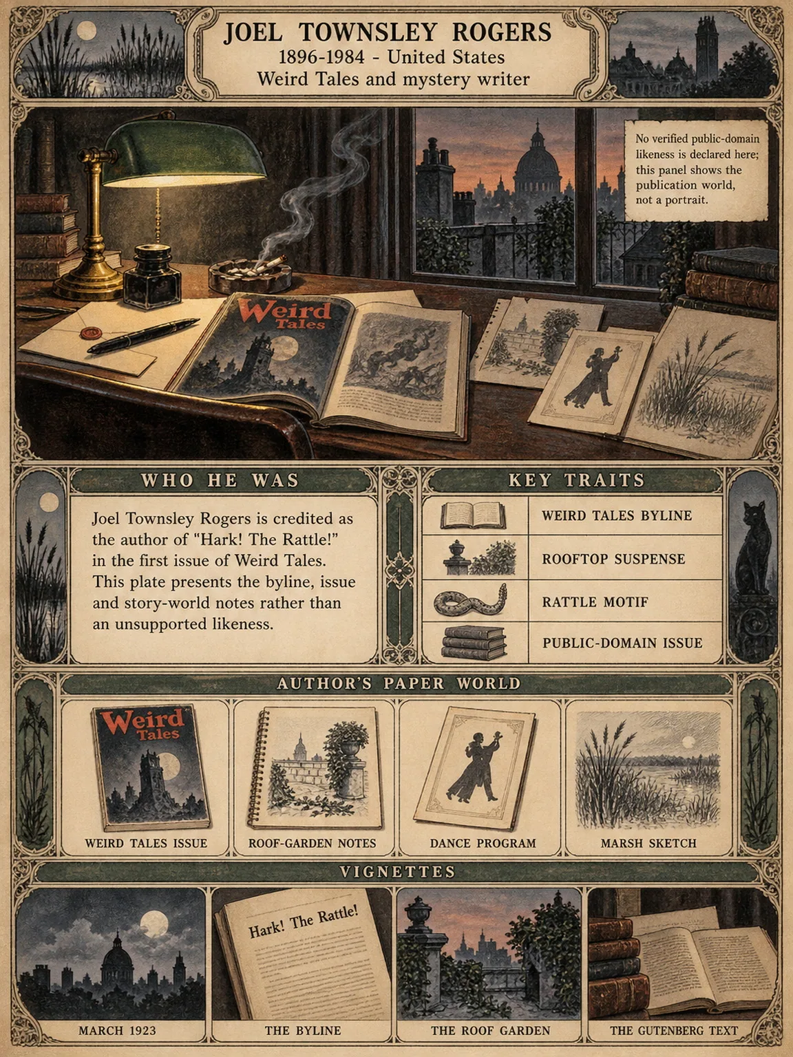 Joel Townsley Rogers in Weird Tales