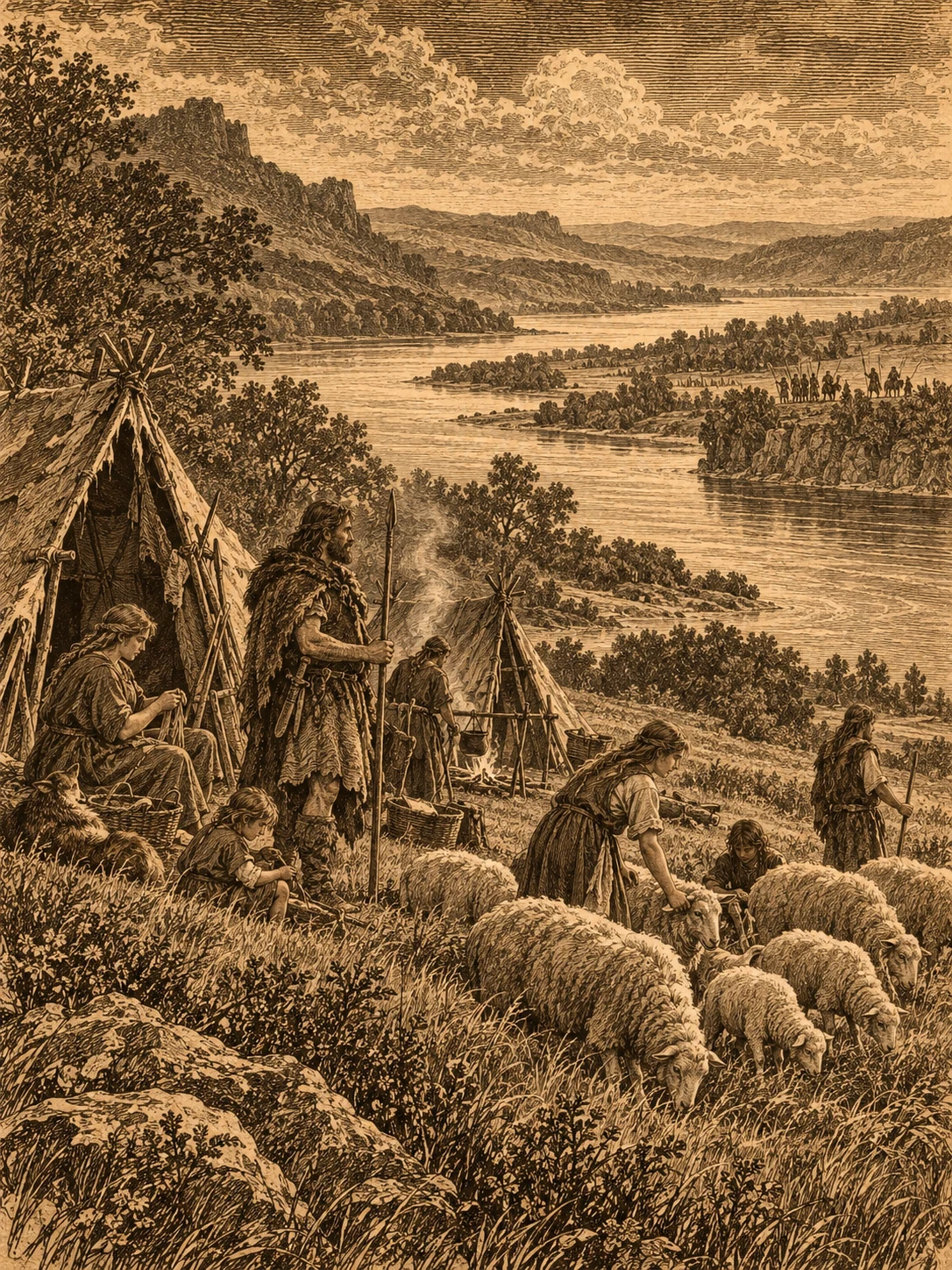 The First Camps beside the Rhine