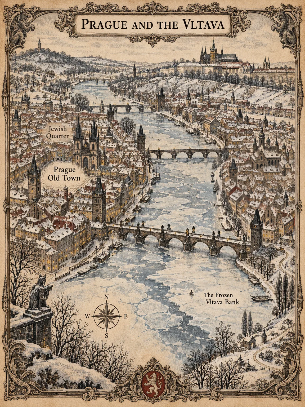 Prague and the Vltava