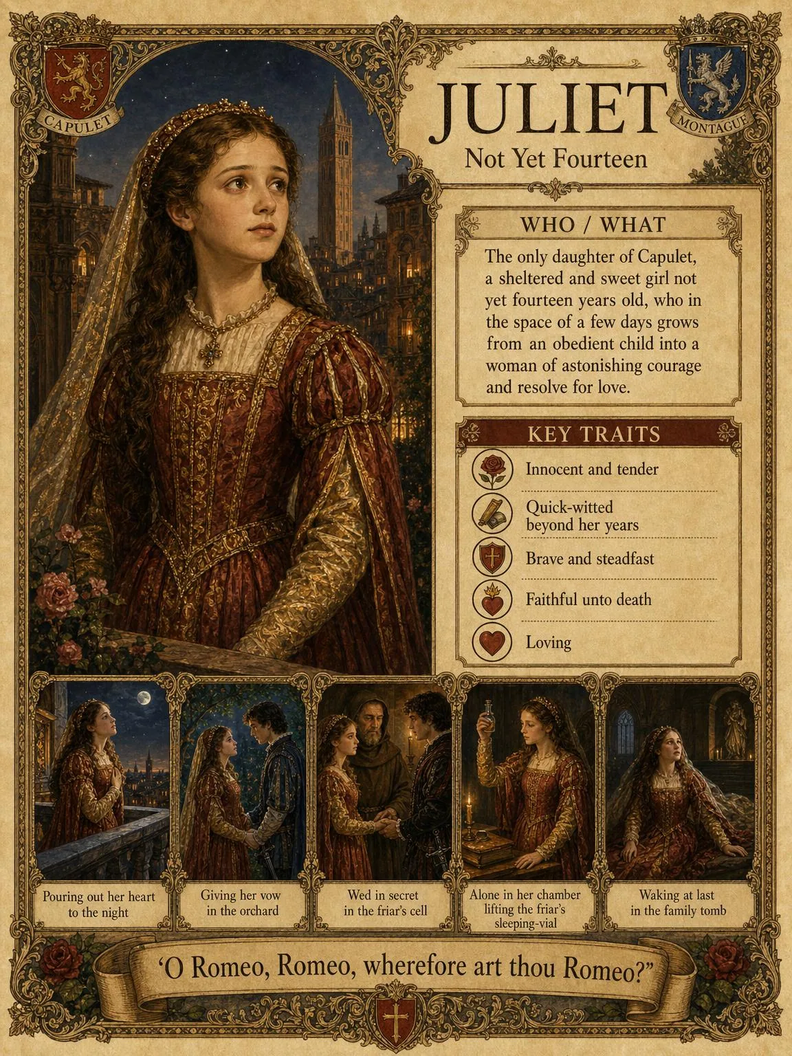 Juliet — not yet fourteen.