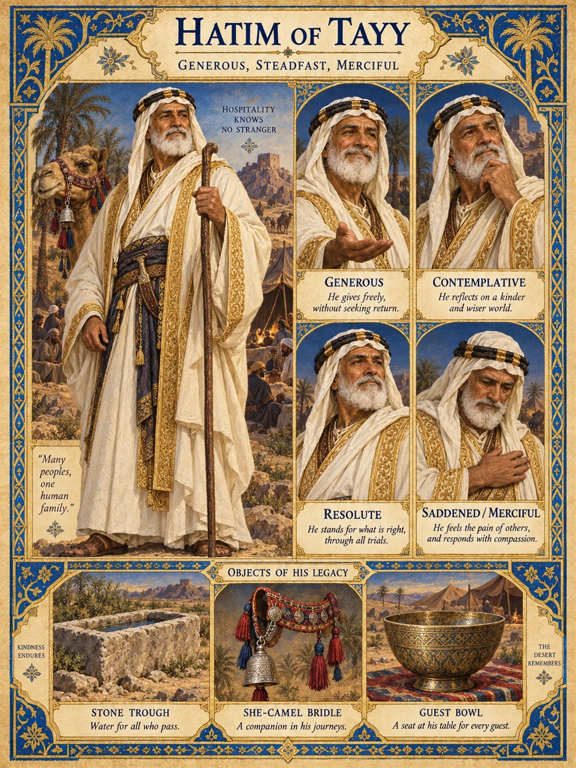 Hatim of Tayy and Other Tales of Generosity and Adventure — illustrated plate