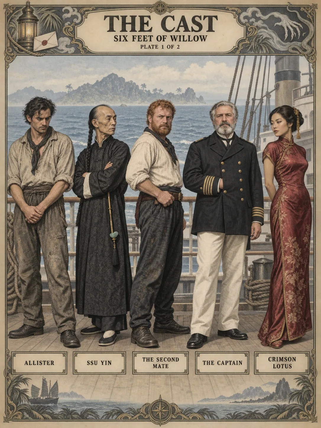 The Cast — Plate 1 of 2