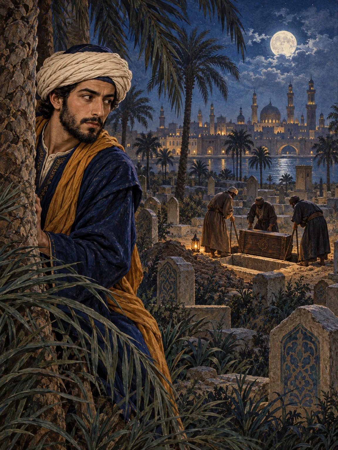 A Chest Among the Tombs