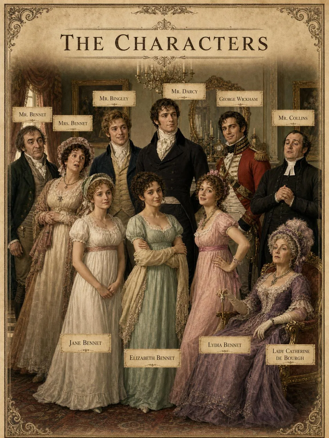 The Characters of Pride and Prejudice