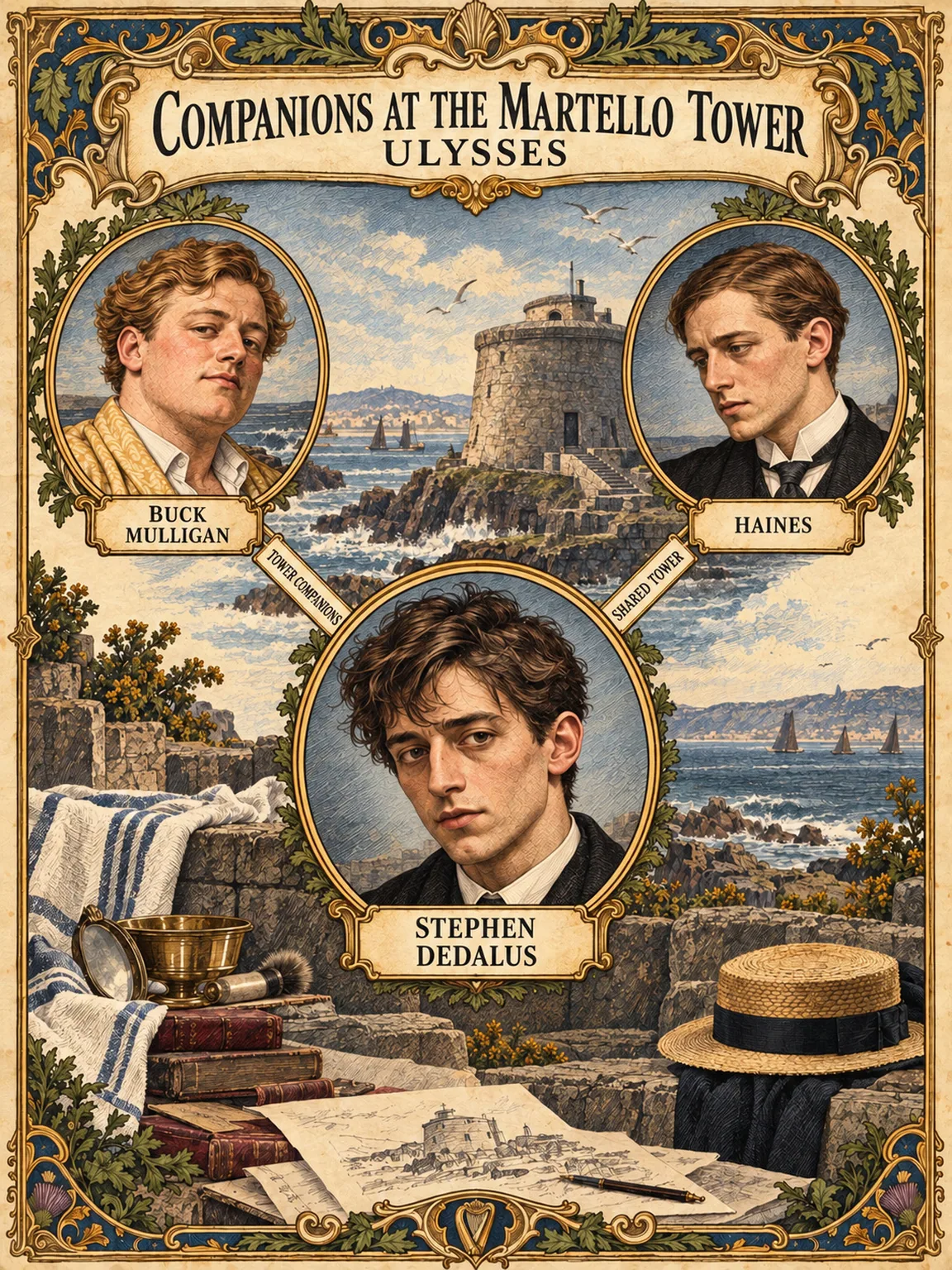 Companions at the Martello Tower