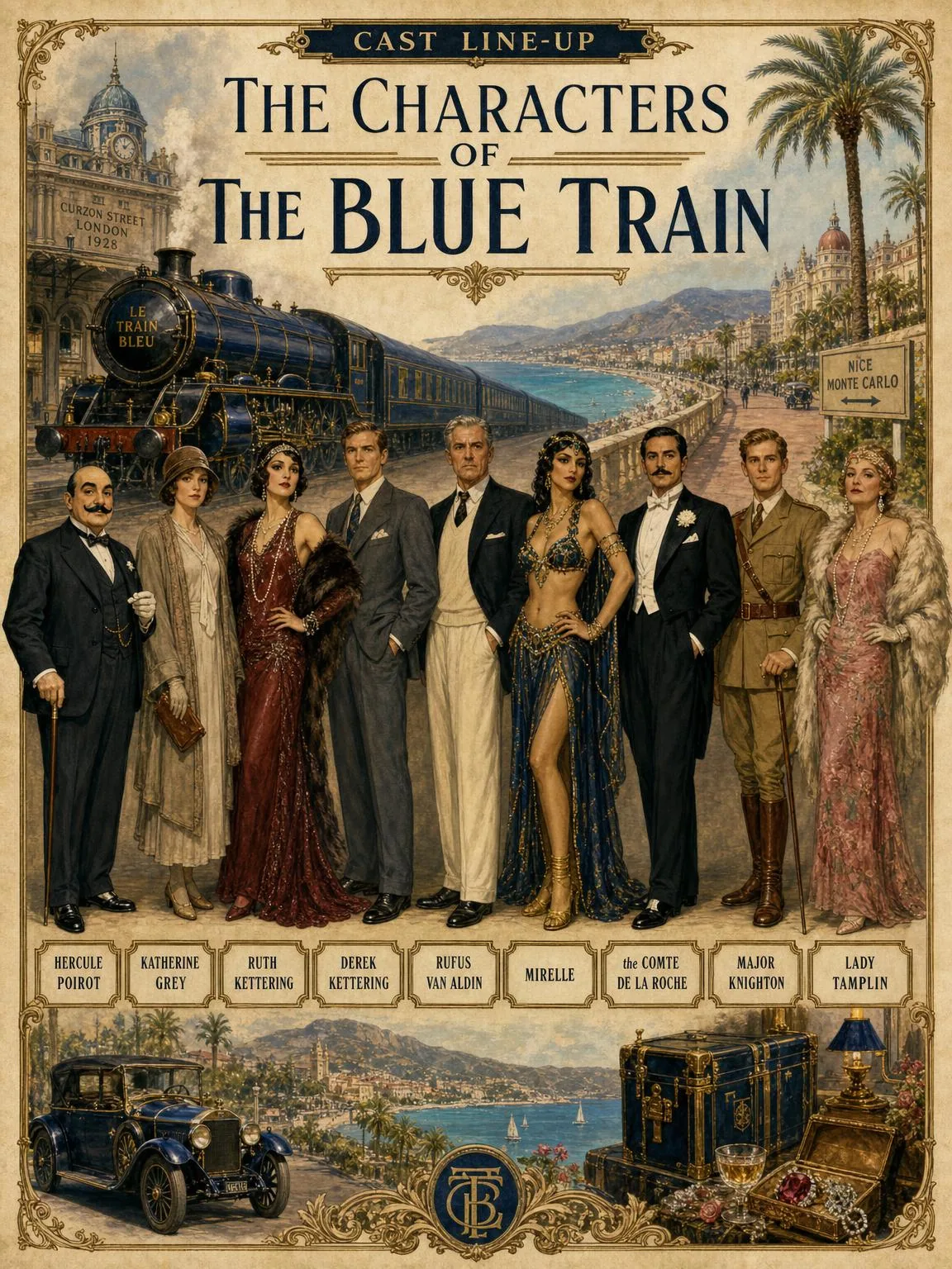 The Characters of the Blue Train