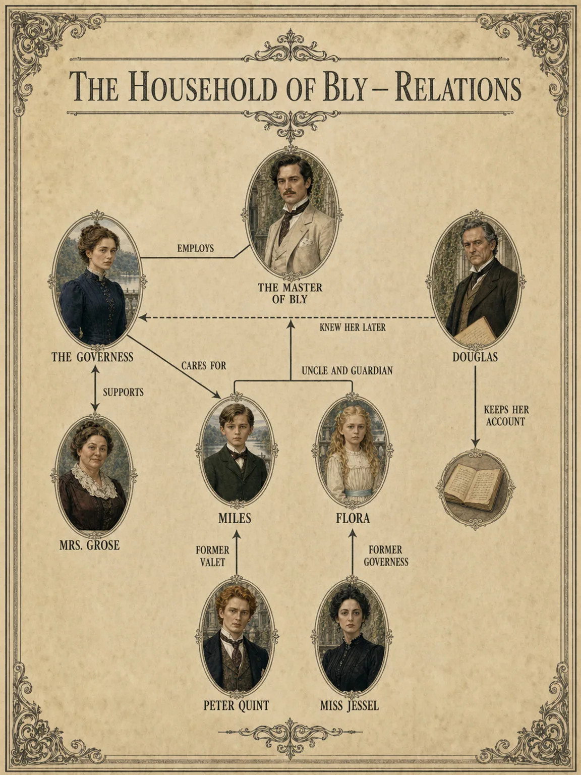 The Household of Bly — Relations