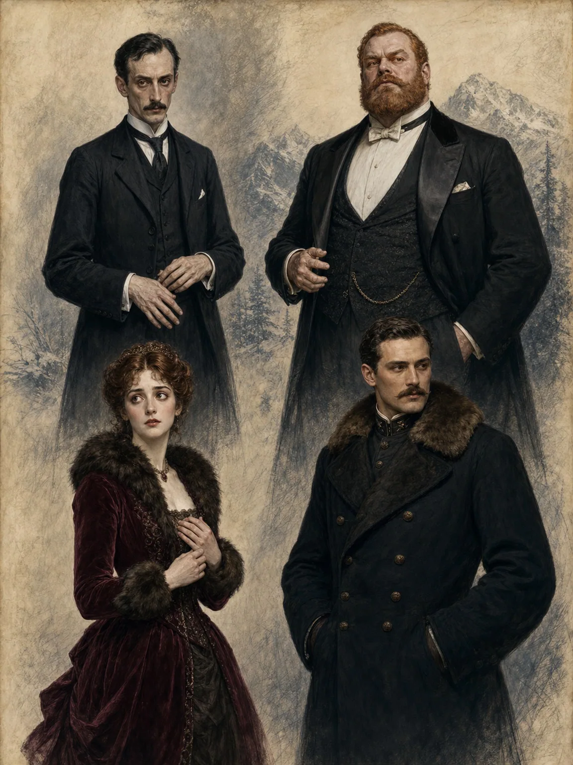 The Baron's Quarry - Principal Characters