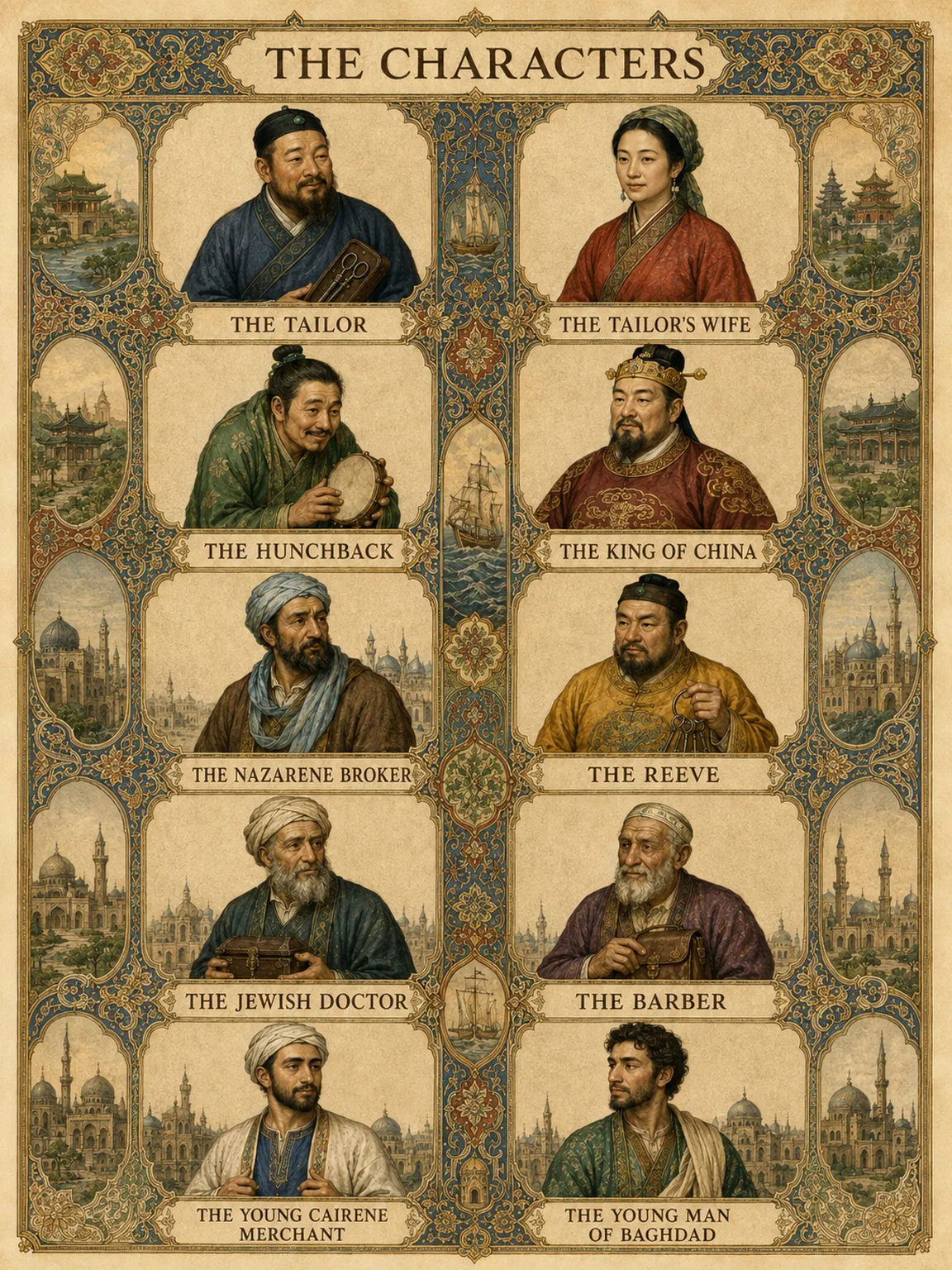 The Characters — A Court of Storytellers