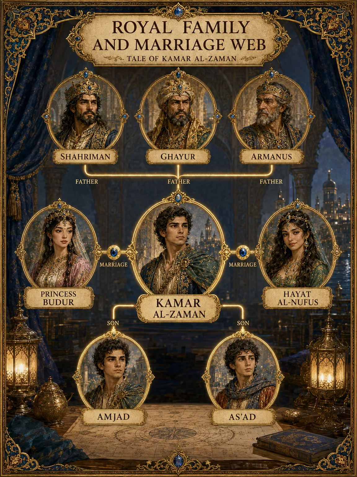 Royal Family and Marriage Web