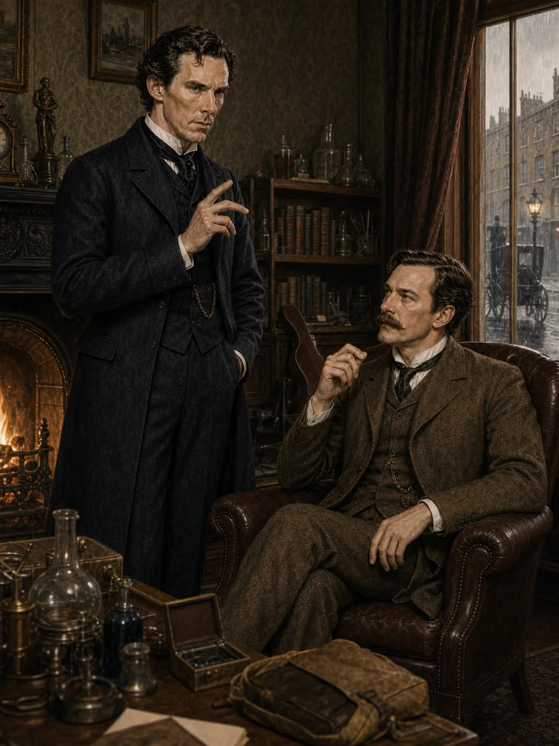 A Debate beside the Fire