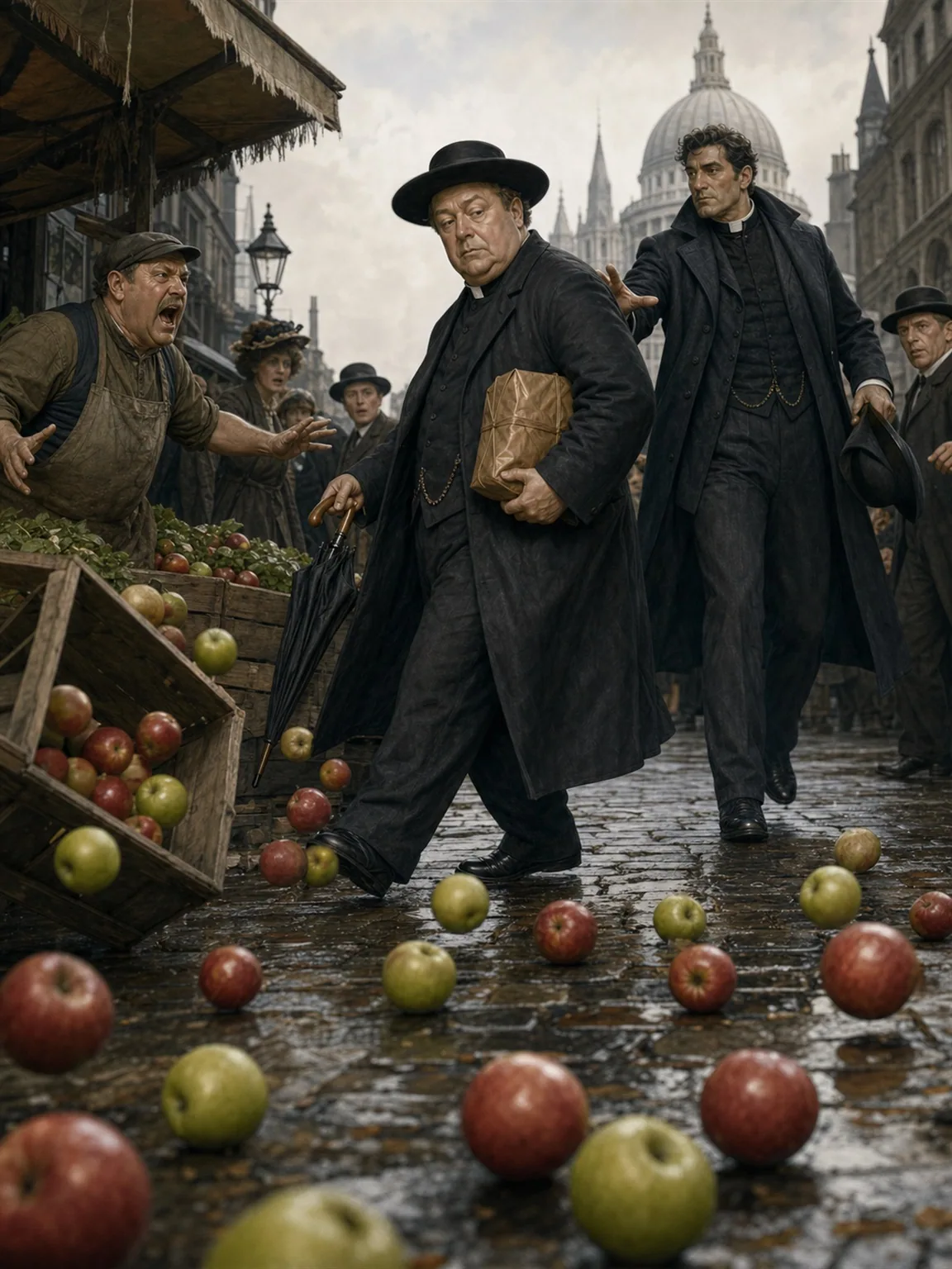 Apples in the Street