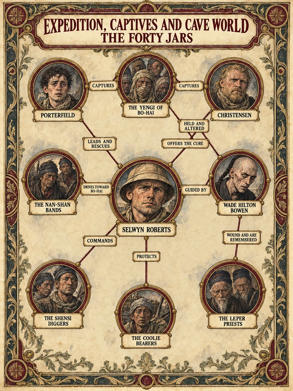 Expedition, Captives and Cave World