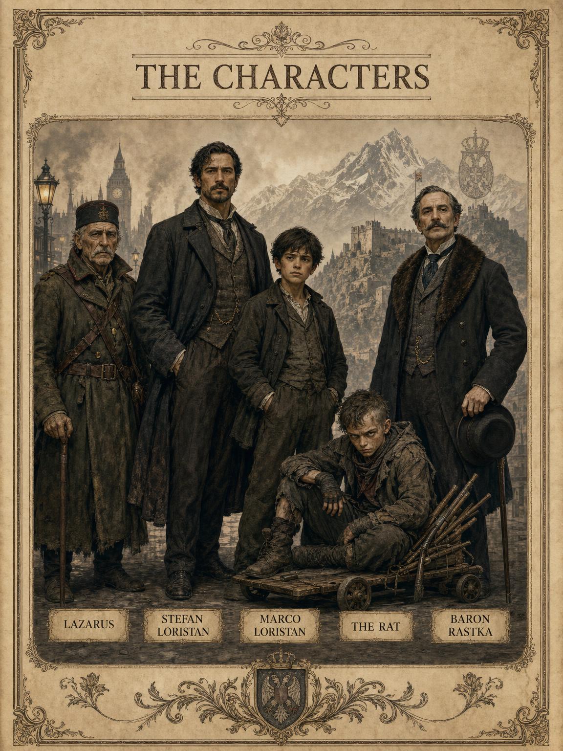The Characters — the full cast of The Lost Prince