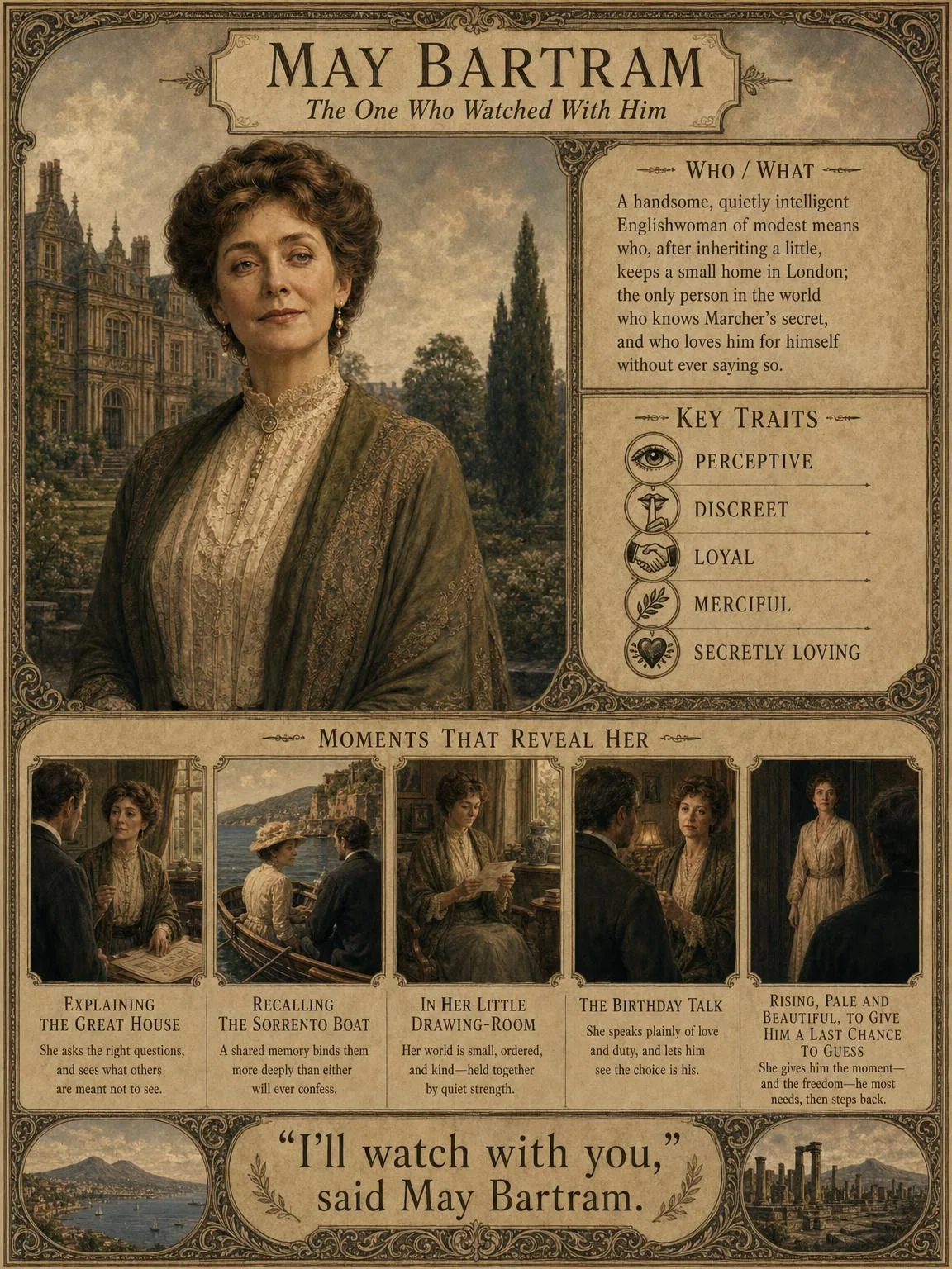 May Bartram — The One Who Watched With Him.