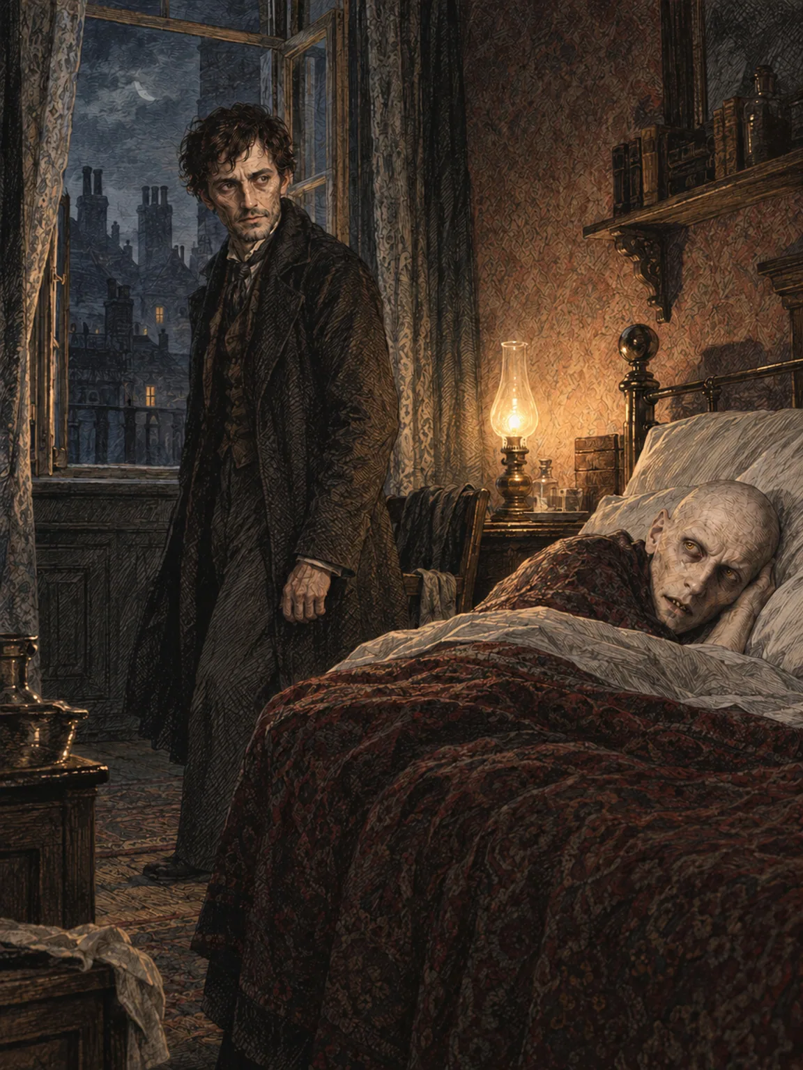 The Man in the Bed