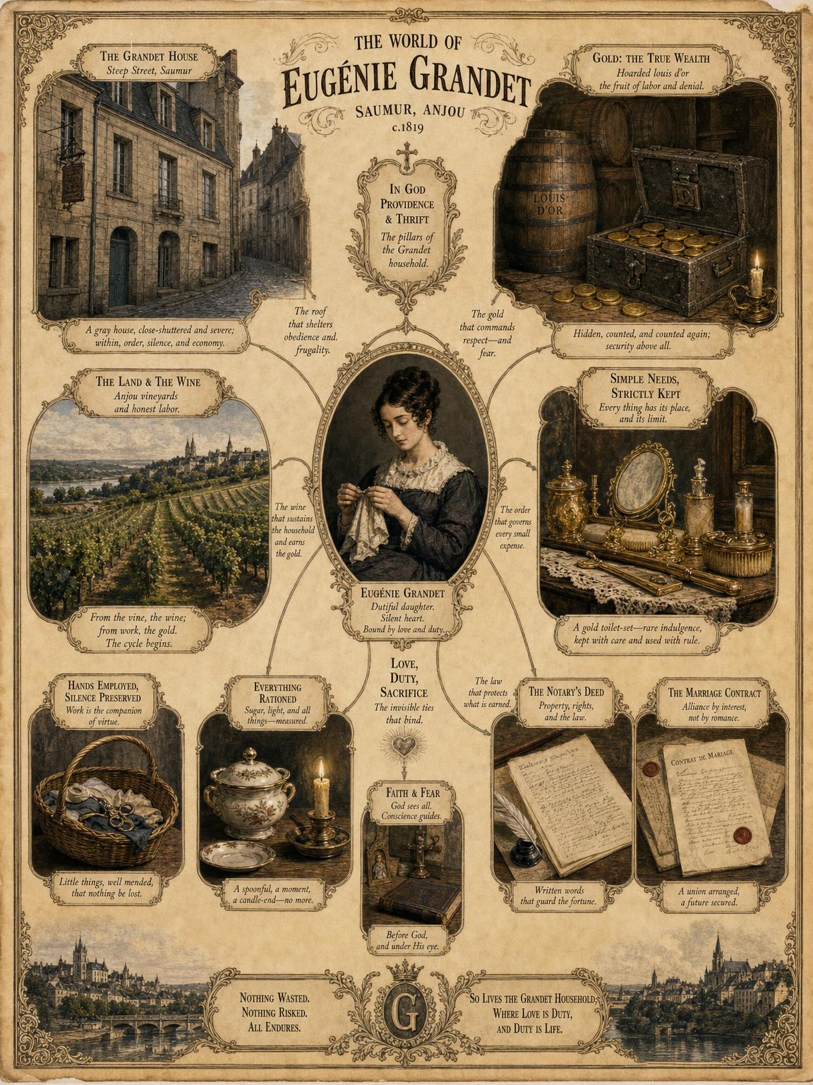 The World of Eugénie Grandet — gold, wine, family and faith