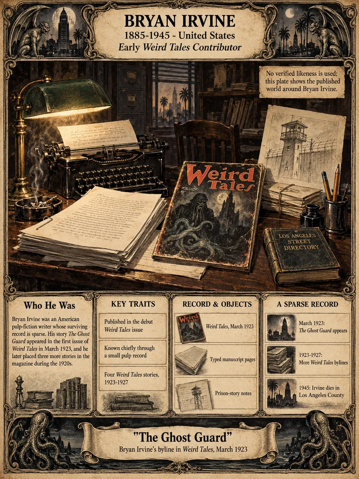 Bryan Irvine and the First Weird Tales