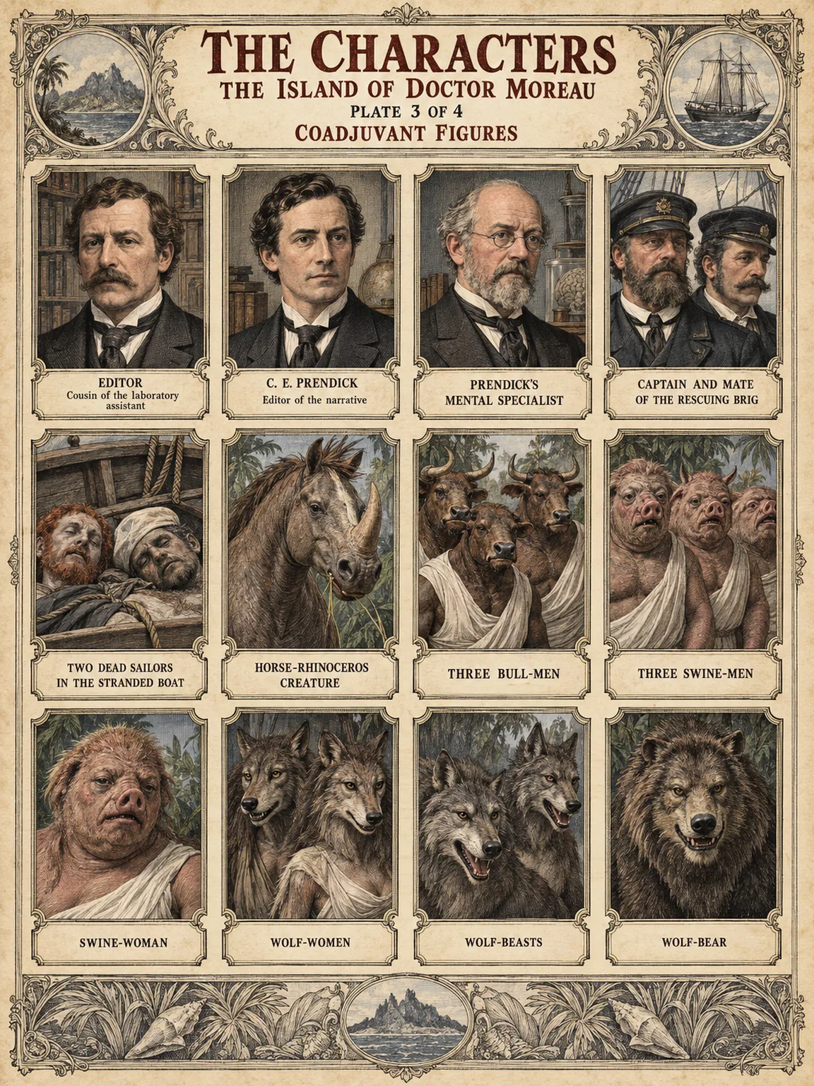 The Characters — Coadjuvant Figures: Human Stories (3 of 4)