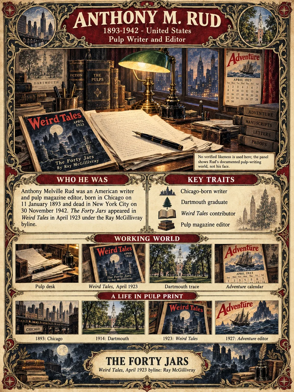 Anthony M. Rud's Pulp-Writing World