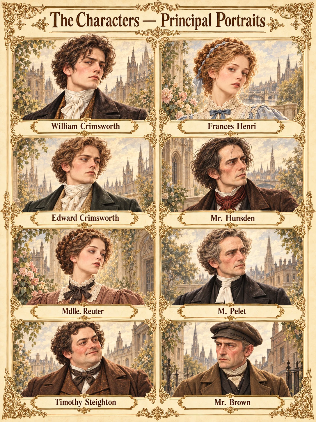 The Characters — Principal Portraits