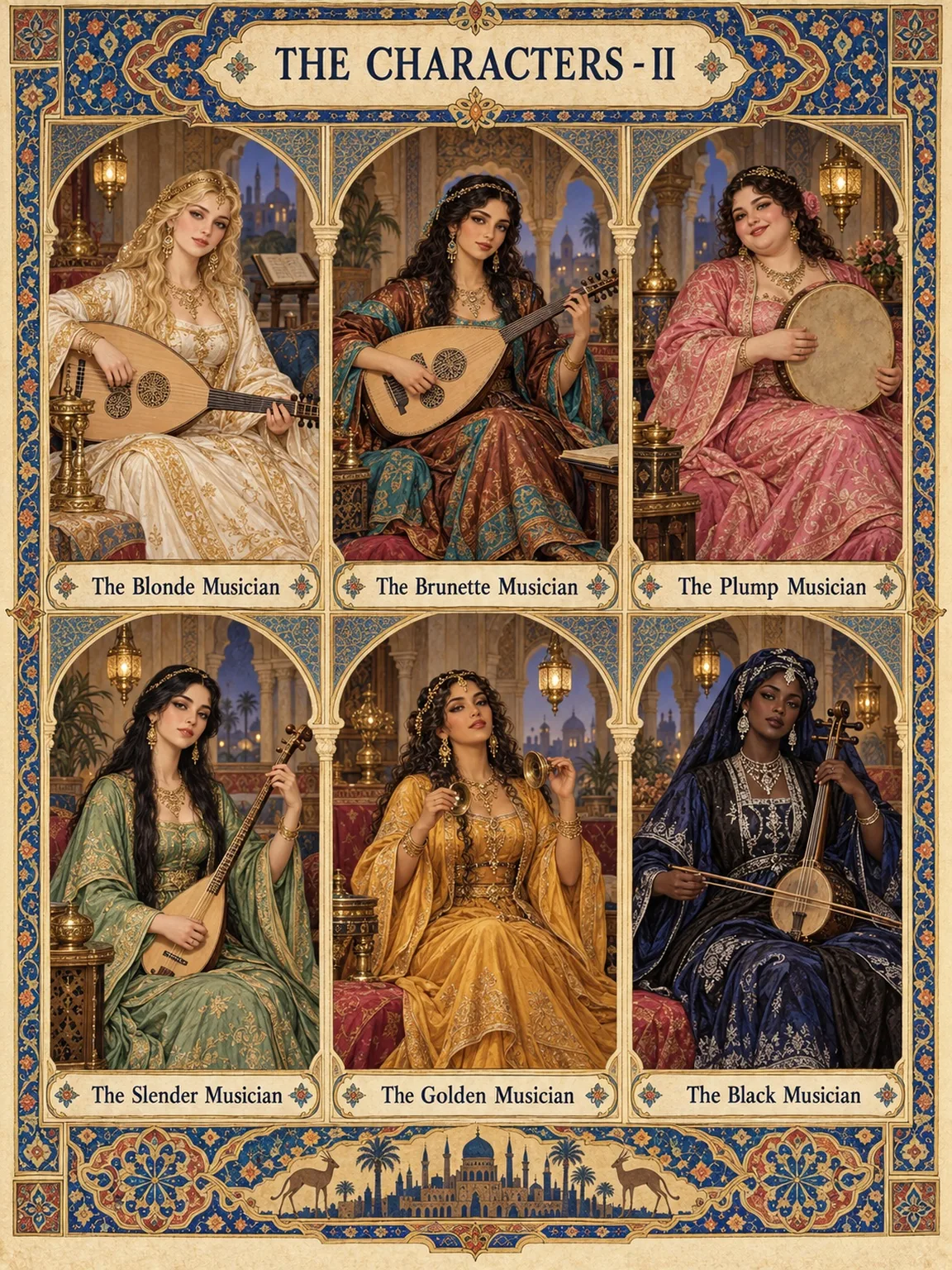 Cast Sheet 02 — The Six Musicians