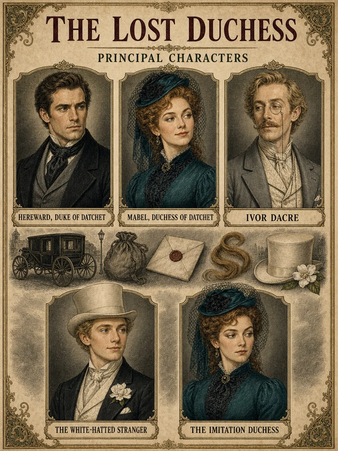 The Lost Duchess - Principal Characters