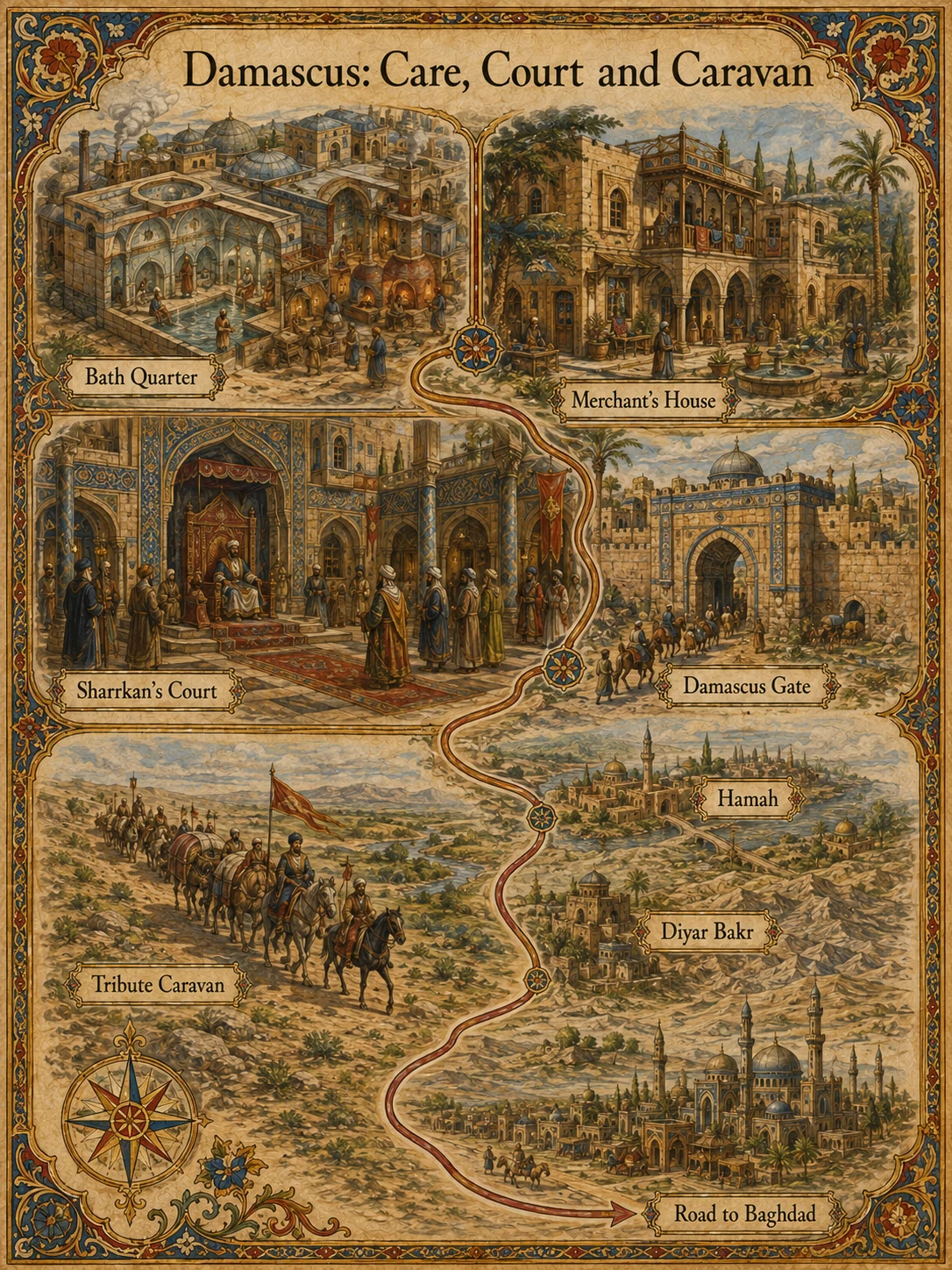 Damascus and the Caravan