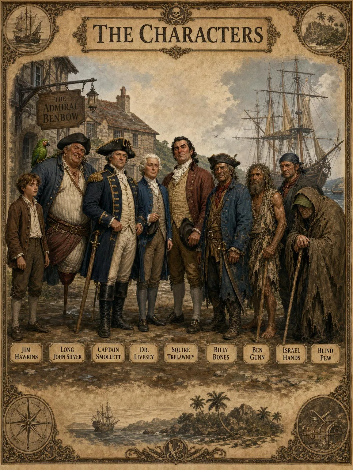 The Characters of Treasure Island