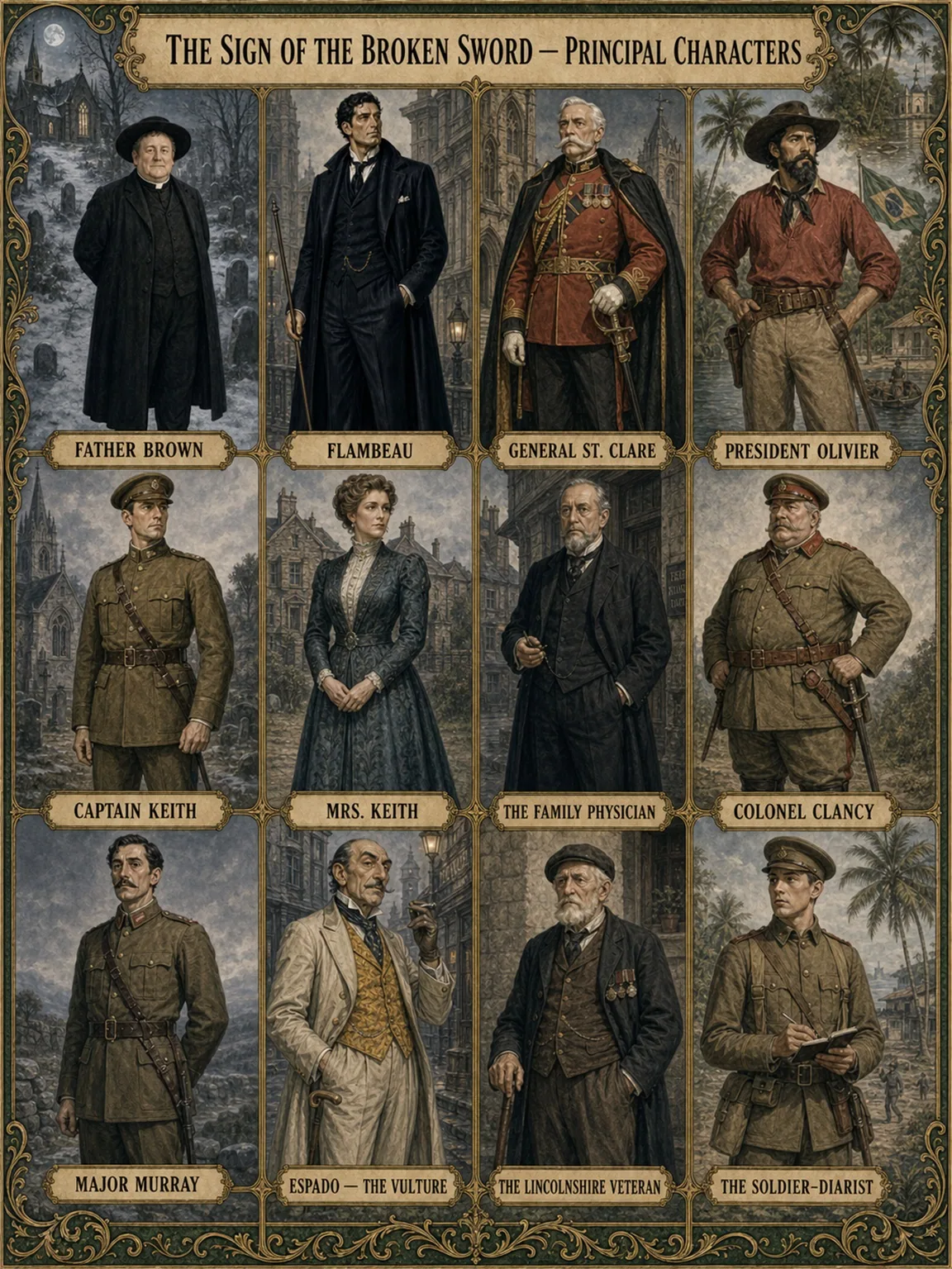 The Sign of the Broken Sword - Principal Characters