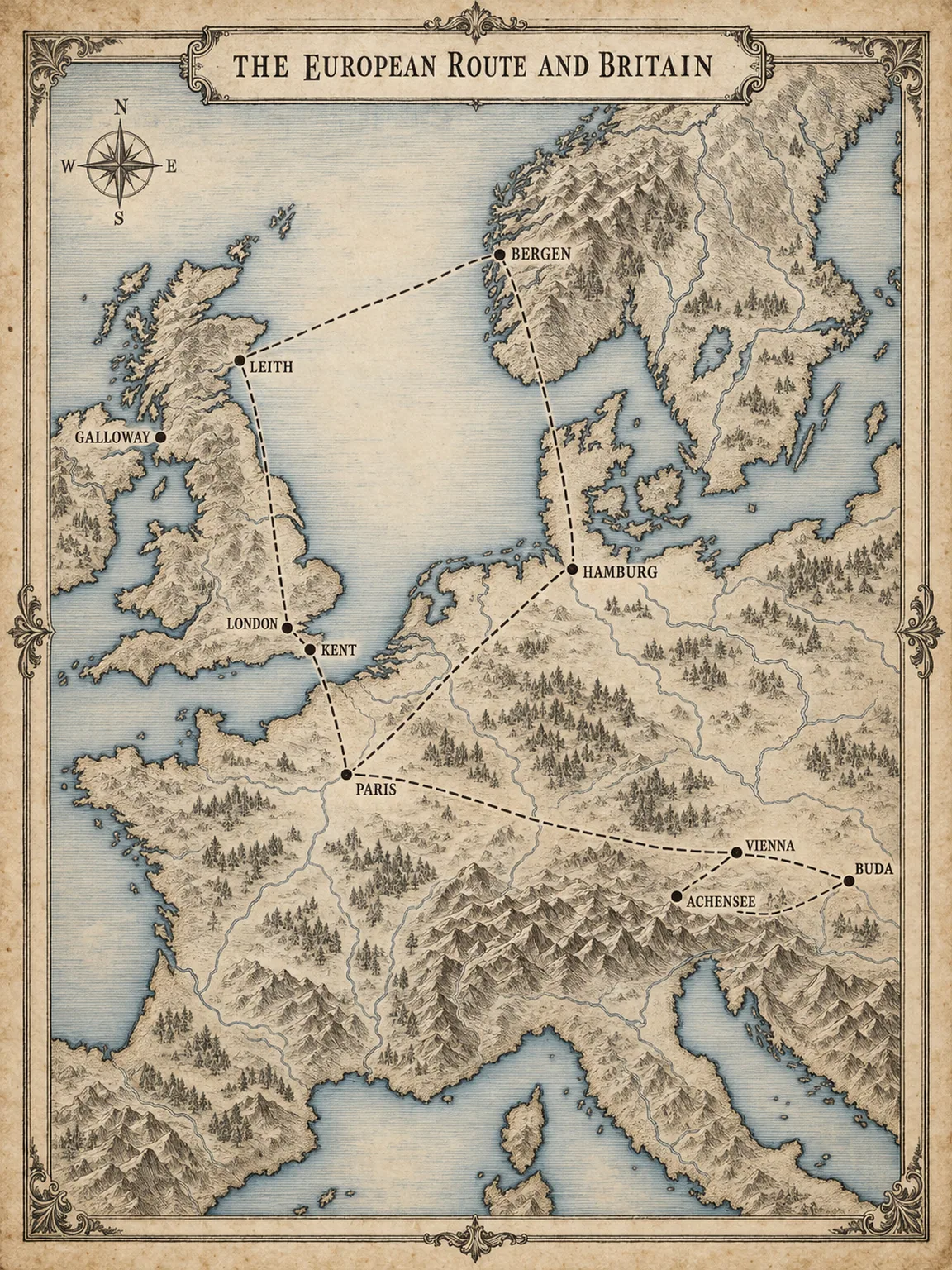 The European Route and Britain
