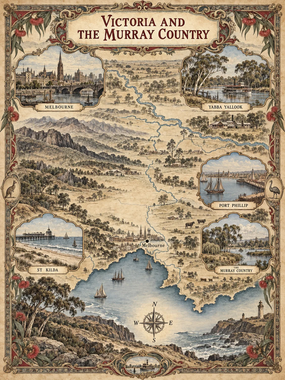 Victoria and the Murray Country