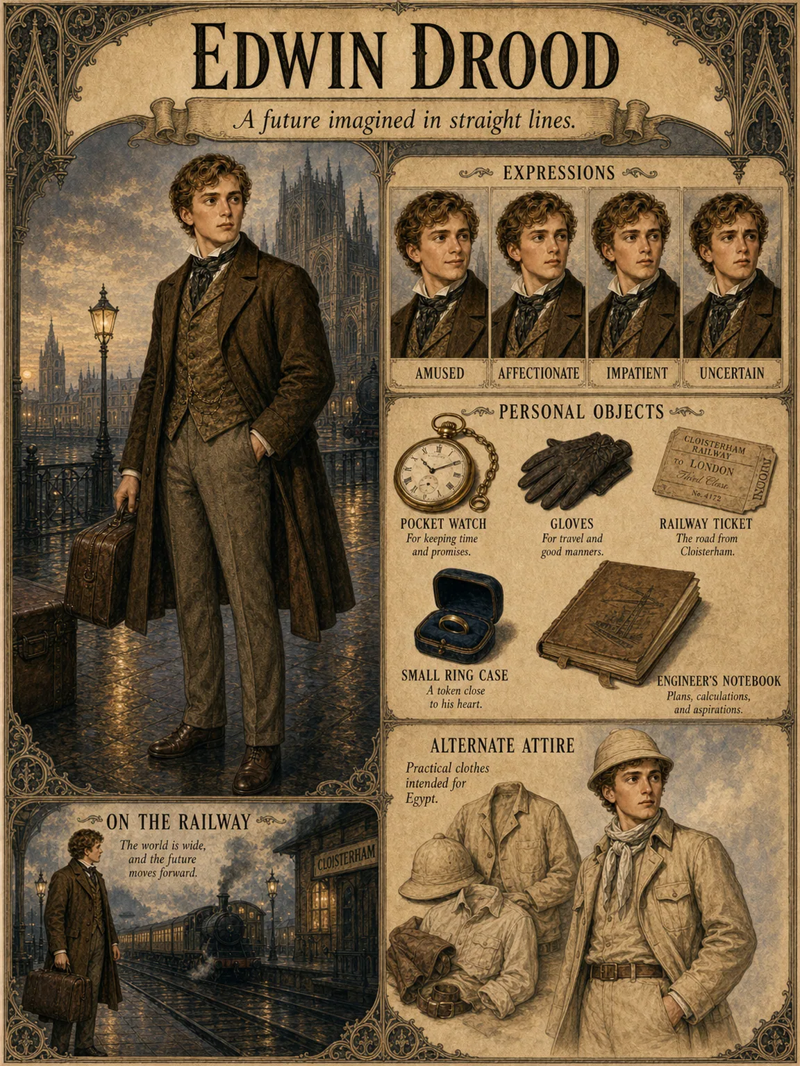 The Mystery of Edwin Drood — illustrated plate