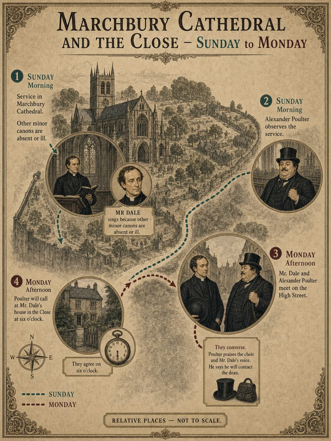 Marchbury Cathedral and the Close - Sunday to Monday