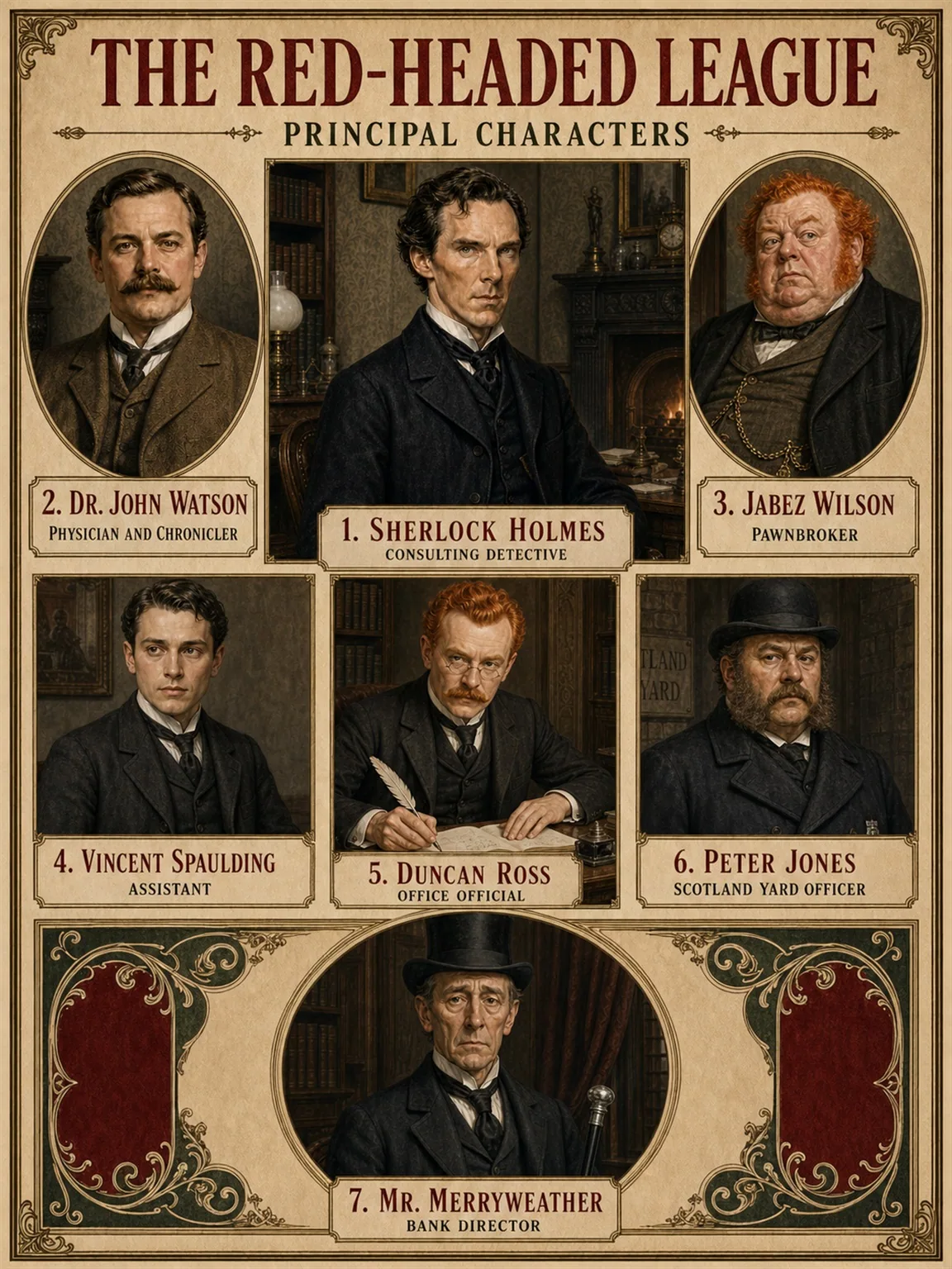 The Red-Headed League - Principal Characters