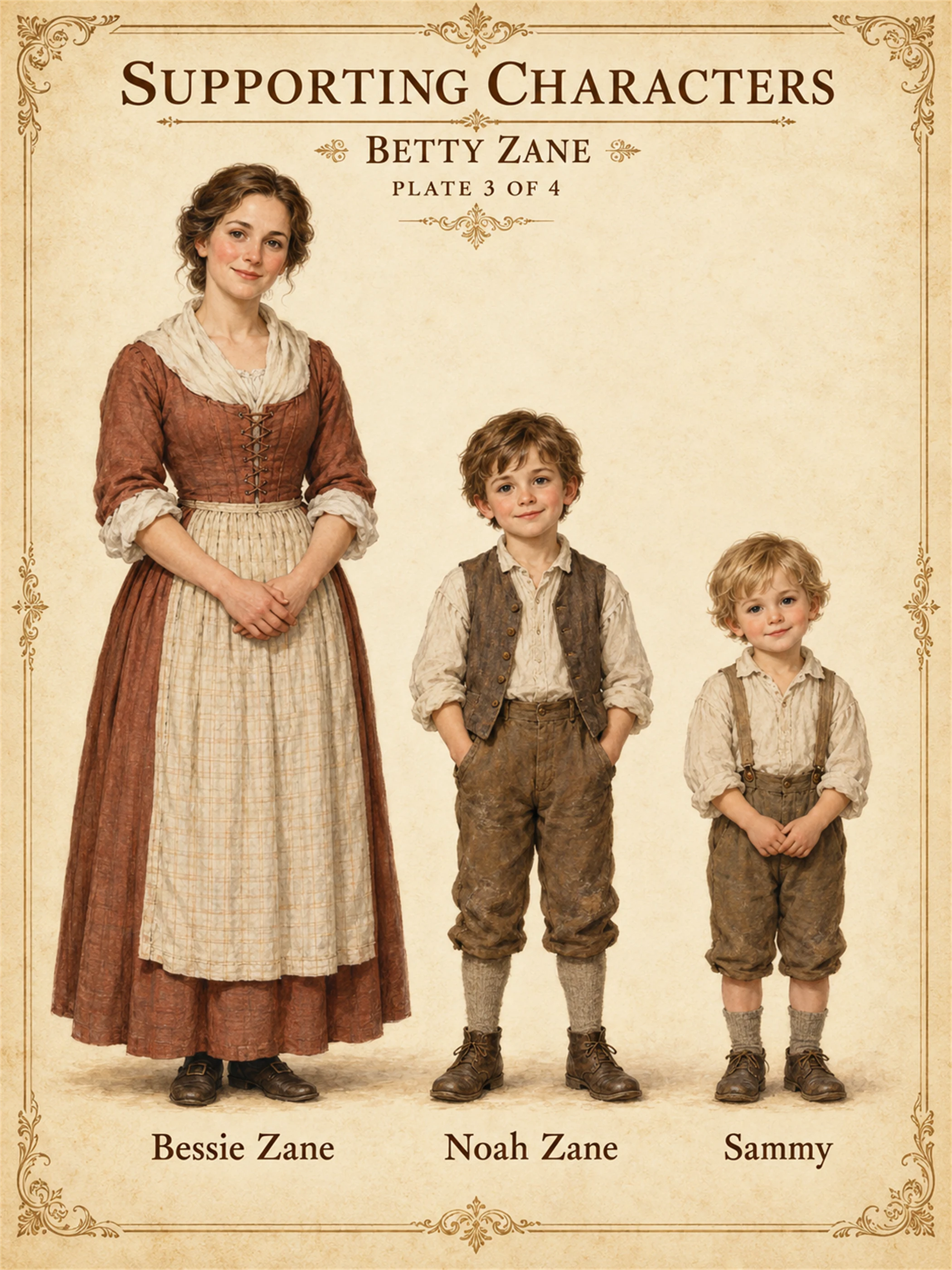 Betty Zane — Supporting Characters III