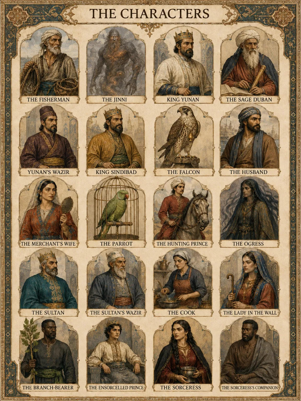 The Characters — Arguments and Enchantments