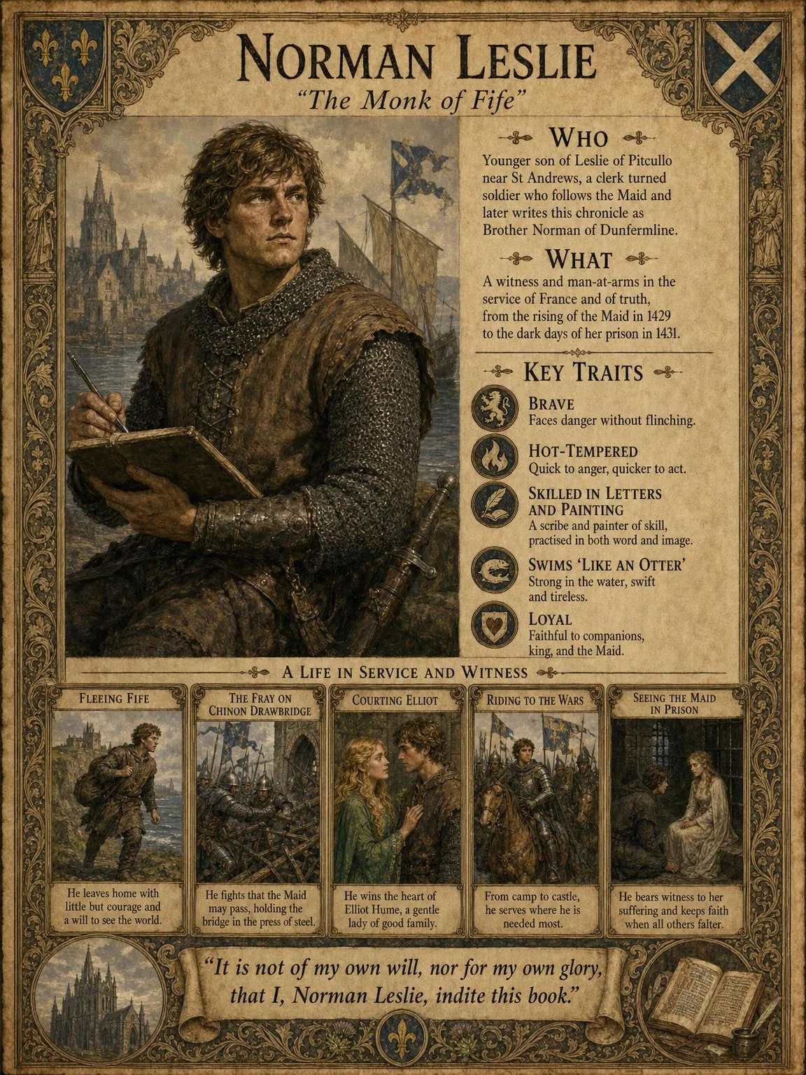 Norman Leslie — The Monk of Fife.