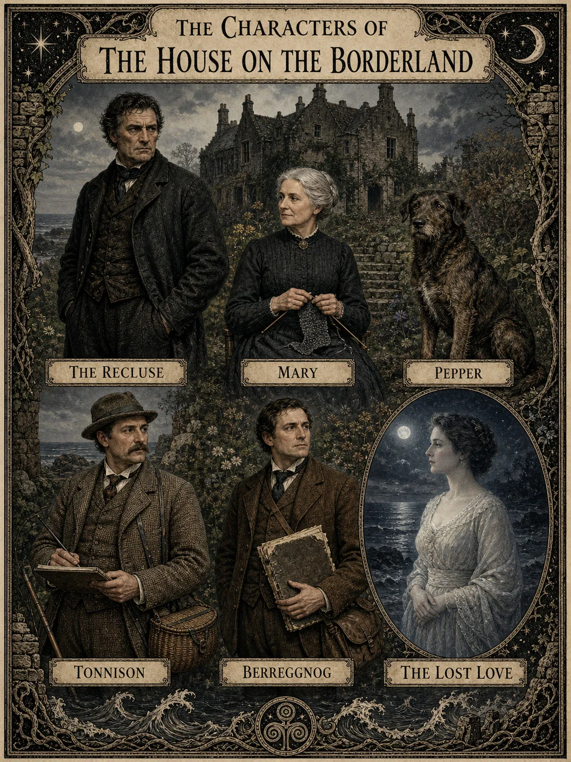 The Characters of The House on the Borderland